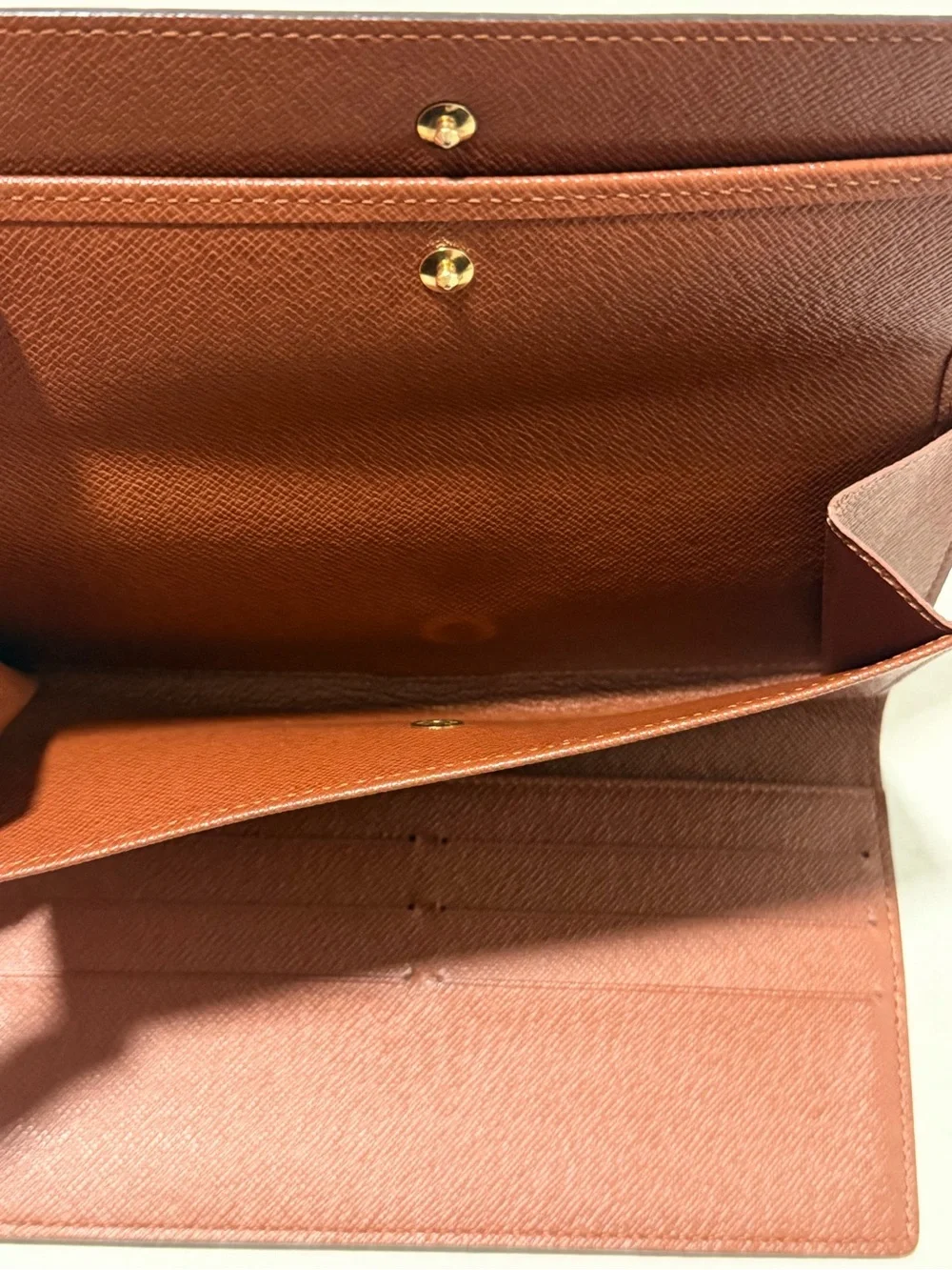 Authentic Louis Vuitton Monogram Long Trifold Wallet – Full Set (Box/Dust Bag) - Picture 6 of 9